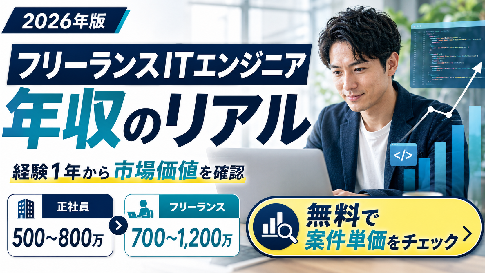 フリーランスITエンジニア年収のリアル